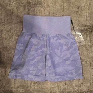 NVGTN Periwinkle Camo Seamless Shorts XS